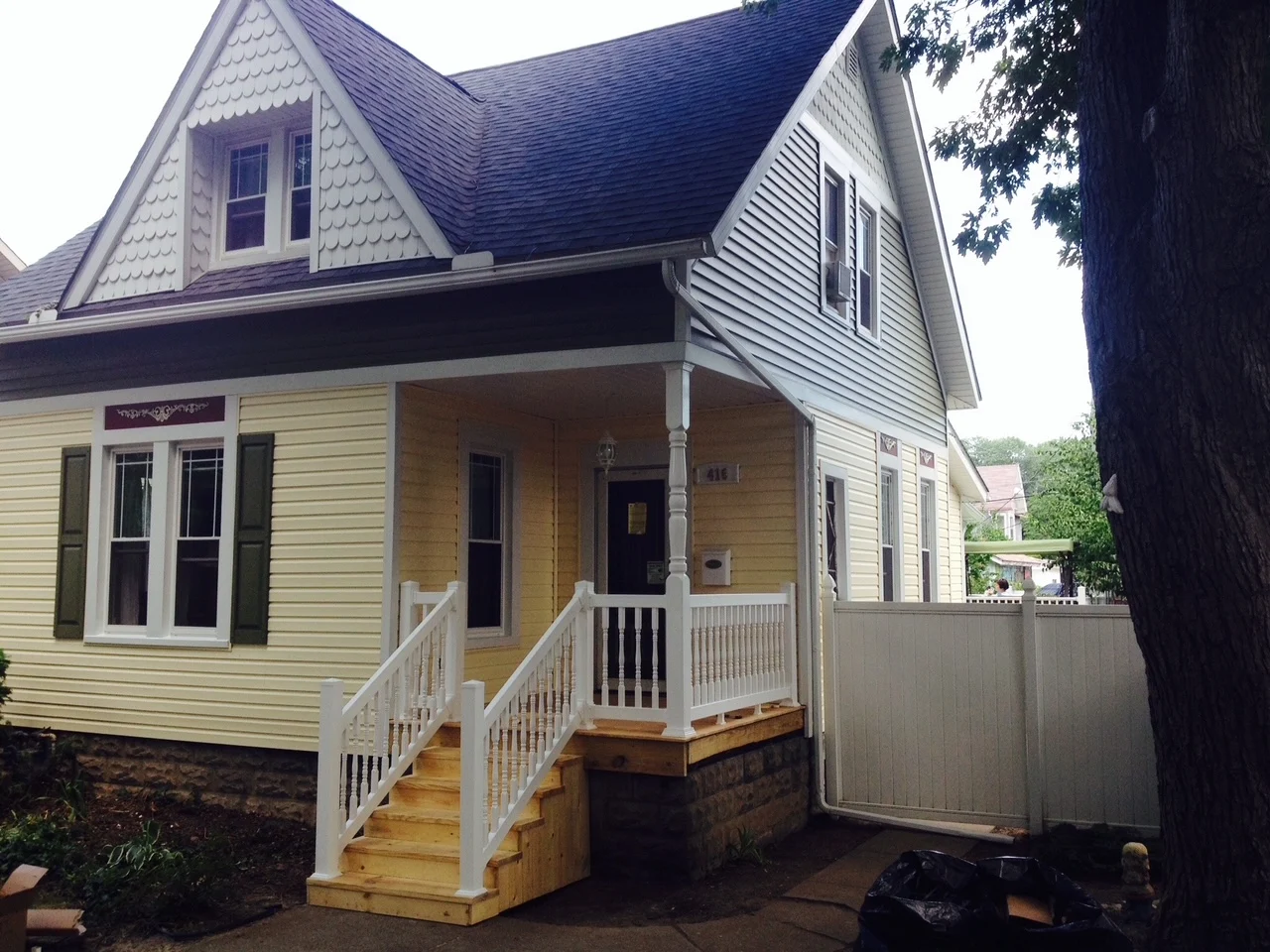 House exterior with a covered front porch